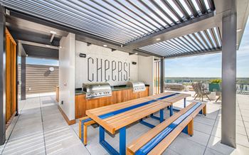 BBQ at Deca Apartments, Greenville, South Carolina
